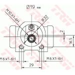Radbremszylinder BWD302 Radbremszylinder BWD302