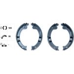 Handbremsbacken Chrysler Voyager 00- 180 30 91069600 Handbremsbacken Chrysler Voyager 00- 180 30 91069600