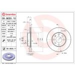 10 481 029 Bremsscheibe VA 09.8635.10 10 481 029 Bremsscheibe VA 09.8635.10