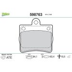 Valeo Bremsbelagsatz 598763 Valeo Bremsbelagsatz 598763