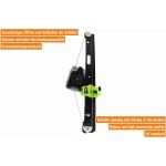 VAICO V20-9742 Fensterheber hinten links, elektrisch, ohne Motor