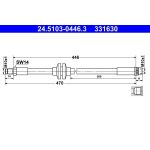 Bremsschlauch 24.5103-0446.3 Bremsschlauch 24.5103-0446.3