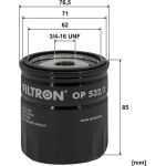 OP 532/2 Filtron Ölfilter OP 532/2 OP 532/2 Filtron Ölfilter OP 532/2