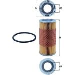 OX 12D MAHLE Ölfilter OX 12D, Filtereinsatz, Höhe 152 mm – u. a. für Alfa Romeo Gt (105_), Spider (105_), Gaz Volga (3102) – OE Nummer 105000604000 - l OX 12D MAHLE Ölfilter OX 12D, Filtereinsatz, Höhe 152 mm – u. a. für Alfa Romeo Gt (105_), Spider (105_), Gaz Volga (3102) – OE Nummer 105000604000 - l