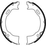 Handbremsbacken Jeep Grand Cherokee 91-99 91071500 Handbremsbacken Jeep Grand Cherokee 91-99 91071500