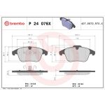 BREMBO Bremsklötze Xtra VA P 24 076X BREMBO Bremsklötze Xtra VA P 24 076X