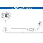 ATE Bremsschlauch 24.5147-0465.3 ATE Bremsschlauch 24.5147-0465.3
