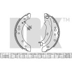 NK Bremsbacken 2730761 NK Bremsbacken 2730761