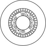 TRW Bremsscheibe DF4077 TRW Bremsscheibe DF4077