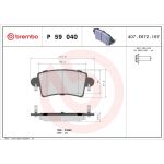 BREMBO Bremsklötze HA P 59 040 BREMBO Bremsklötze HA P 59 040