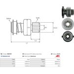 FREILAUFGETRIEBE, STARTER SD0072P FREILAUFGETRIEBE, STARTER SD0072P
