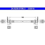 ATE Bremsschlauch 24.5235-0190.3 ATE Bremsschlauch 24.5235-0190.3