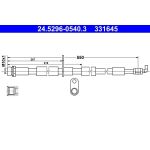 ATE Bremsschlauch 24.5296-0540.3 ATE Bremsschlauch 24.5296-0540.3