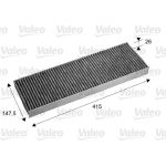 715675 Valeo Innenraumfilter 715675 715675 Valeo Innenraumfilter 715675