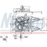 Nissens Kühlerlüfter PKW 85249