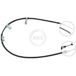 A.B.S. Handbremsseil Seilzug Festellbremse K19168 A.B.S. Handbremsseil Seilzug Festellbremse K19168