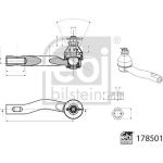 178501 febi Spurstangenkopf 178501 178501 febi Spurstangenkopf 178501