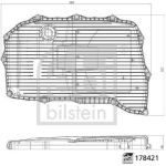 FEBI BILSTEIN Hydraulikfilter, Automatikgetriebe 178421 FEBI BILSTEIN Hydraulikfilter, Automatikgetriebe 178421