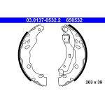 Bremsbackensatz 03.0137-0532.2 Bremsbackensatz 03.0137-0532.2