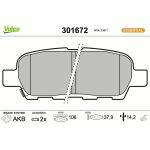 Valeo Bremsbelagsatz 301672