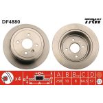 TRW Bremsscheibe Hinterachse DF4880 TRW Bremsscheibe Hinterachse DF4880