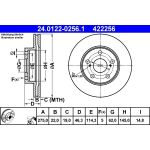 Bremsscheibe Toyota P. Auris/Corolla 1.33-1.8 07 24.0122-0256.1 Bremsscheibe Toyota P. Auris/Corolla 1.33-1.8 07 24.0122-0256.1