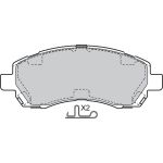 Valeo Bremsbelagsatz 598915 Valeo Bremsbelagsatz 598915
