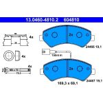 Bremsbelagsatz Fiat P. Ducato 06- Ad 1600Kg 1 Verbesserter Sensor 13.0460-4810.2