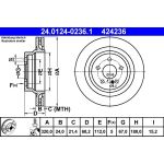 Bremsscheibe Db T. W211/W212/S212/C218/X218 4.0-5.5 06 24.0124-0236.1 Bremsscheibe Db T. W211/W212/S212/C218/X218 4.0-5.5 06 24.0124-0236.1