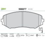 Valeo Bremsbelagsatz 598877 Valeo Bremsbelagsatz 598877