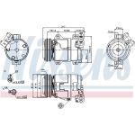 Nissens Klimakompressor PKW 89519