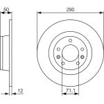 Bremsscheibe HA 0 986 479 311 Bremsscheibe HA 0 986 479 311