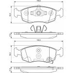 Bosch Bremsbelagsatz 0 986 494 537 Bosch Bremsbelagsatz 0 986 494 537