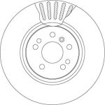 TRW Bremsscheibe Mercedes-Benz W164/W251 DF4471S TRW Bremsscheibe Mercedes-Benz W164/W251 DF4471S