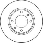 Bremsscheibe Citroen P. Xsara/2 DF1221 Bremsscheibe Citroen P. Xsara/2 DF1221