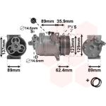 Van Wezel Klimakompressor 1800K433 Van Wezel Klimakompressor 1800K433
