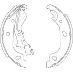40 461 021 Bremsbacken GS8687 40 461 021 Bremsbacken GS8687