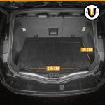 Kofferraumwanne Safeguard S, Kofferraummatte zuschneidbar 120x80 cm schwarz 28056