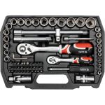 Steckschlüsselsatz M 1/2 + 1/4 72-Tlg YT-38782 Steckschlüsselsatz M 1/2 + 1/4 72-Tlg YT-38782