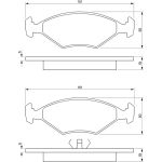 0 986 424 458 Bosch Bremsbelagsatz 0 986 424 458 0 986 424 458 Bosch Bremsbelagsatz 0 986 424 458