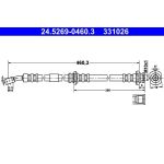 ATE Bremsschlauch 24.5269-0460.3 ATE Bremsschlauch 24.5269-0460.3