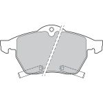 Valeo Bremsbelagsatz 598475 Valeo Bremsbelagsatz 598475