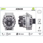 439430 Valeo Lichtmaschine 439430 439430 Valeo Lichtmaschine 439430