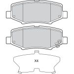 Valeo Bremsbelagsatz 601541 Valeo Bremsbelagsatz 601541