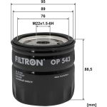 FILTRON Ölfilter OP 543 FILTRON Ölfilter OP 543