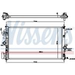Wasserkühler PKW 606047 Wasserkühler PKW 606047