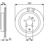 Bremsscheibe HA 0 986 479 492 Bremsscheibe HA 0 986 479 492