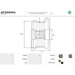 AFP3008(INA) AUTOSTARTER Lichtmaschinenfreilauf AFP3008(INA) AFP3008(INA) AUTOSTARTER Lichtmaschinenfreilauf AFP3008(INA)
