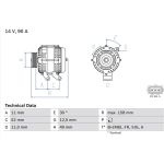 Lichtmaschine 0 986 049 121