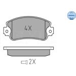 Bremsbelagsatz Fiat P. Panda/Uno 85-04 Mit Sensor 025 209 5018/W Bremsbelagsatz Fiat P. Panda/Uno 85-04 Mit Sensor 025 209 5018/W